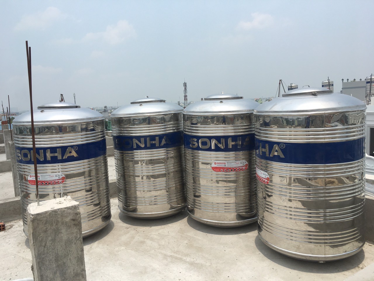 Bồn chứa nước inox Sơn Hà Bồn chứa nước inox Sơn Hà
