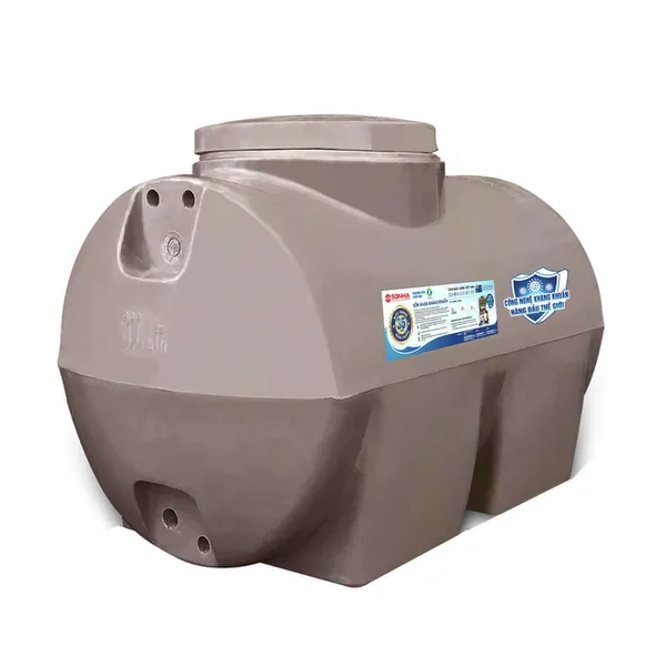 Bồn nhựa kháng khuẩn Sơn Hà 500L ngang