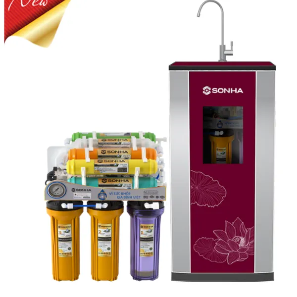 Máy lọc nước ro sơn hà 07 lõi vỏ kính cường lực RO-R7