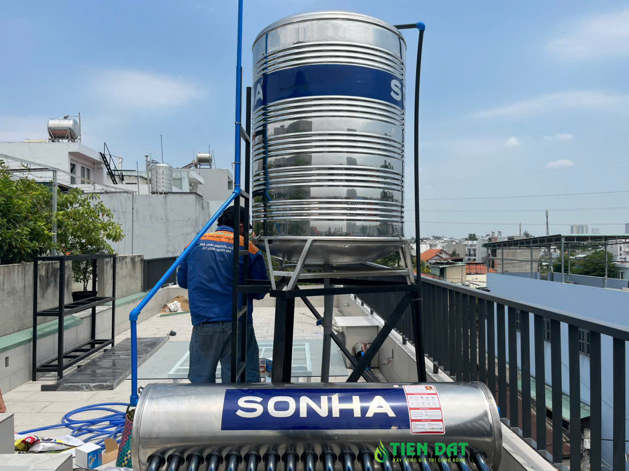 Bồn nước inox Sơn Hà Bồn nước inox Sơn Hà