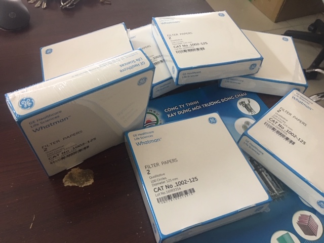 1002-125mm, Giấy Lọc PTN Whatman Số 2, Đường Kính 125mm