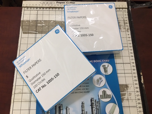 1005-150 Giấy Lọc Định Tính Số 5, Chậm 2.5 Micron, 150 Mm