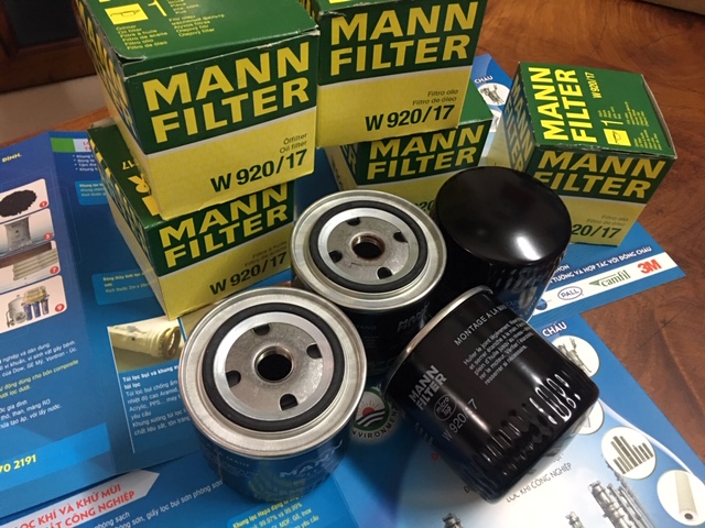 Bộ Lọc Dầu Nhớt Mann W92017
