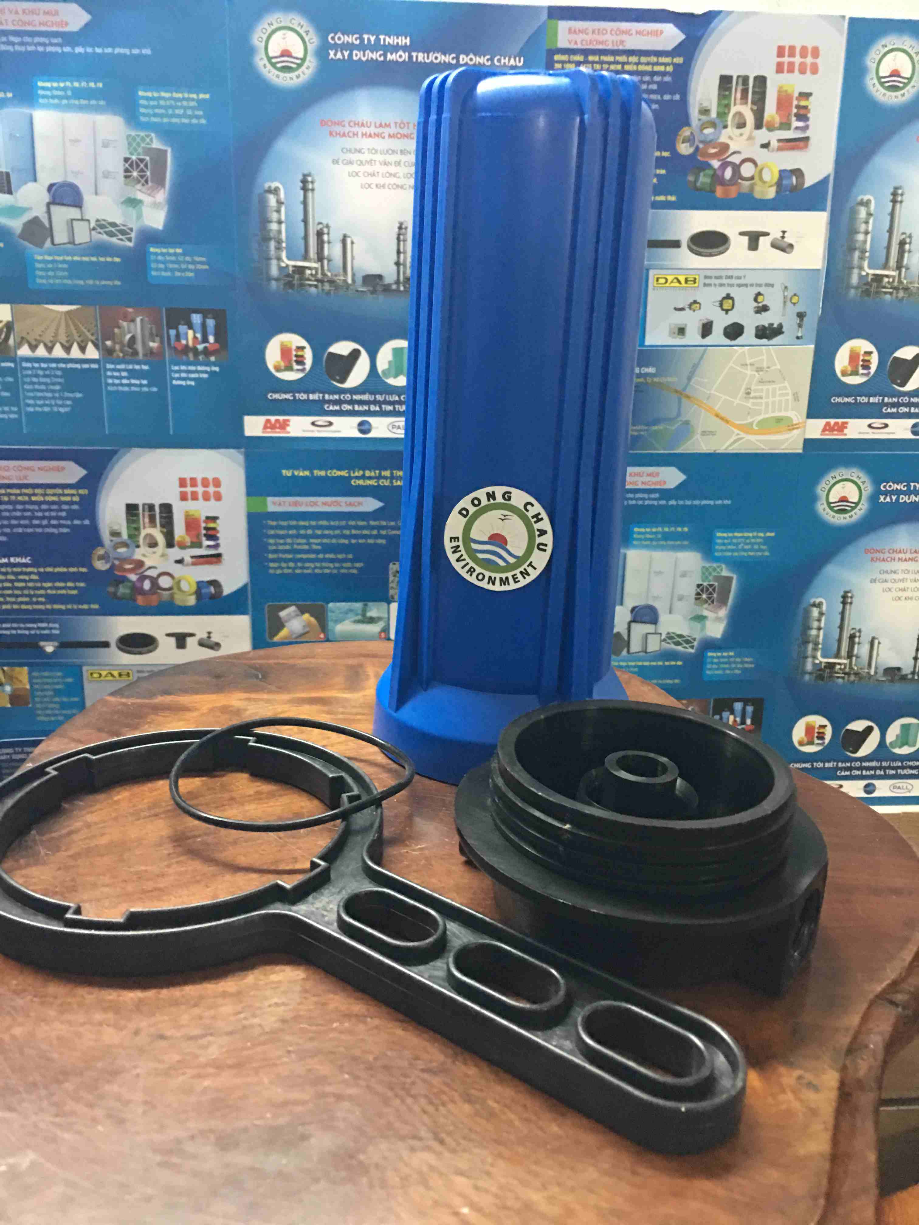 Cốc lọc nhựa xanh 10 inch