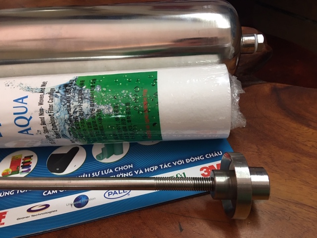 Cốc Lõi Lọc 10 Inch TQ, Clamp