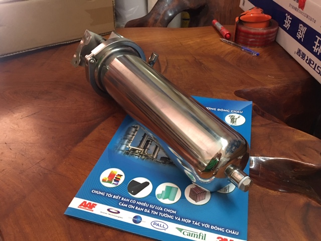 Cốc Lõi Lọc 10 Inch TQ, Clamp