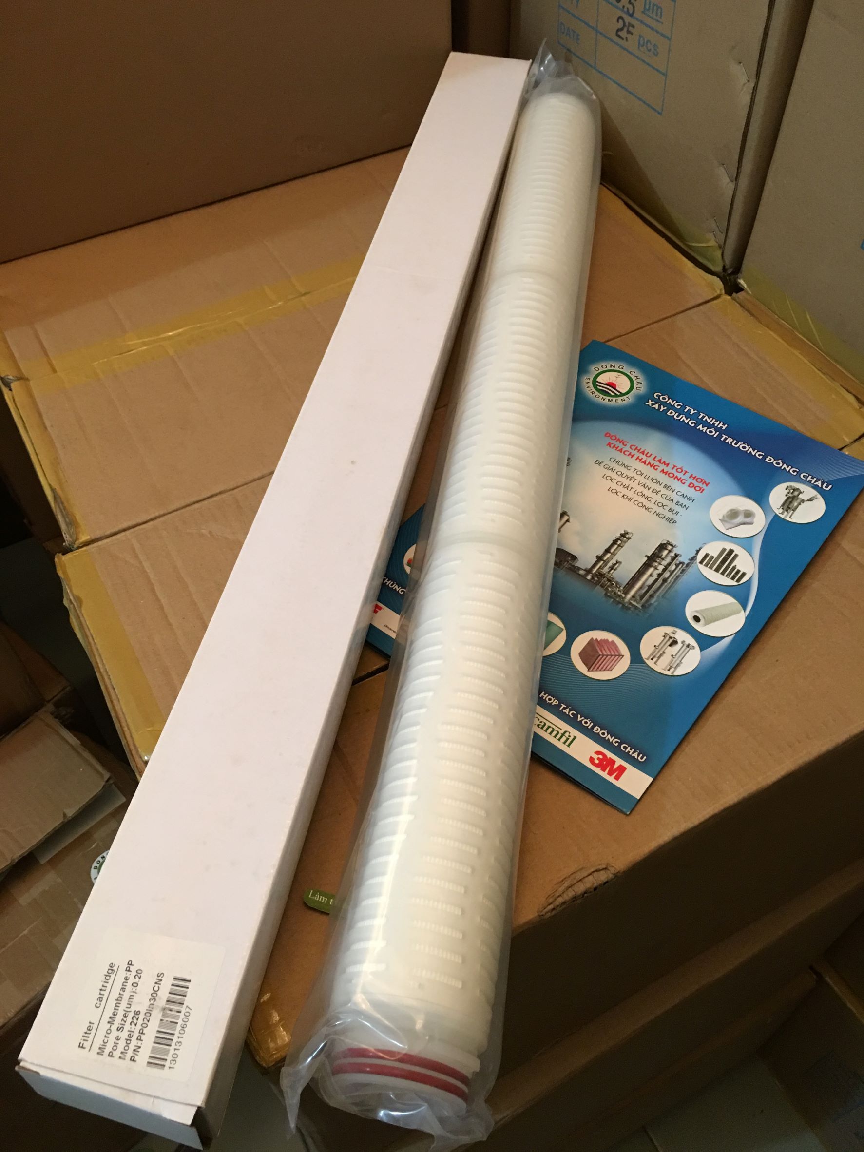 Lõi lọc giấy xếp 0.2 micron 30 inch oring 226