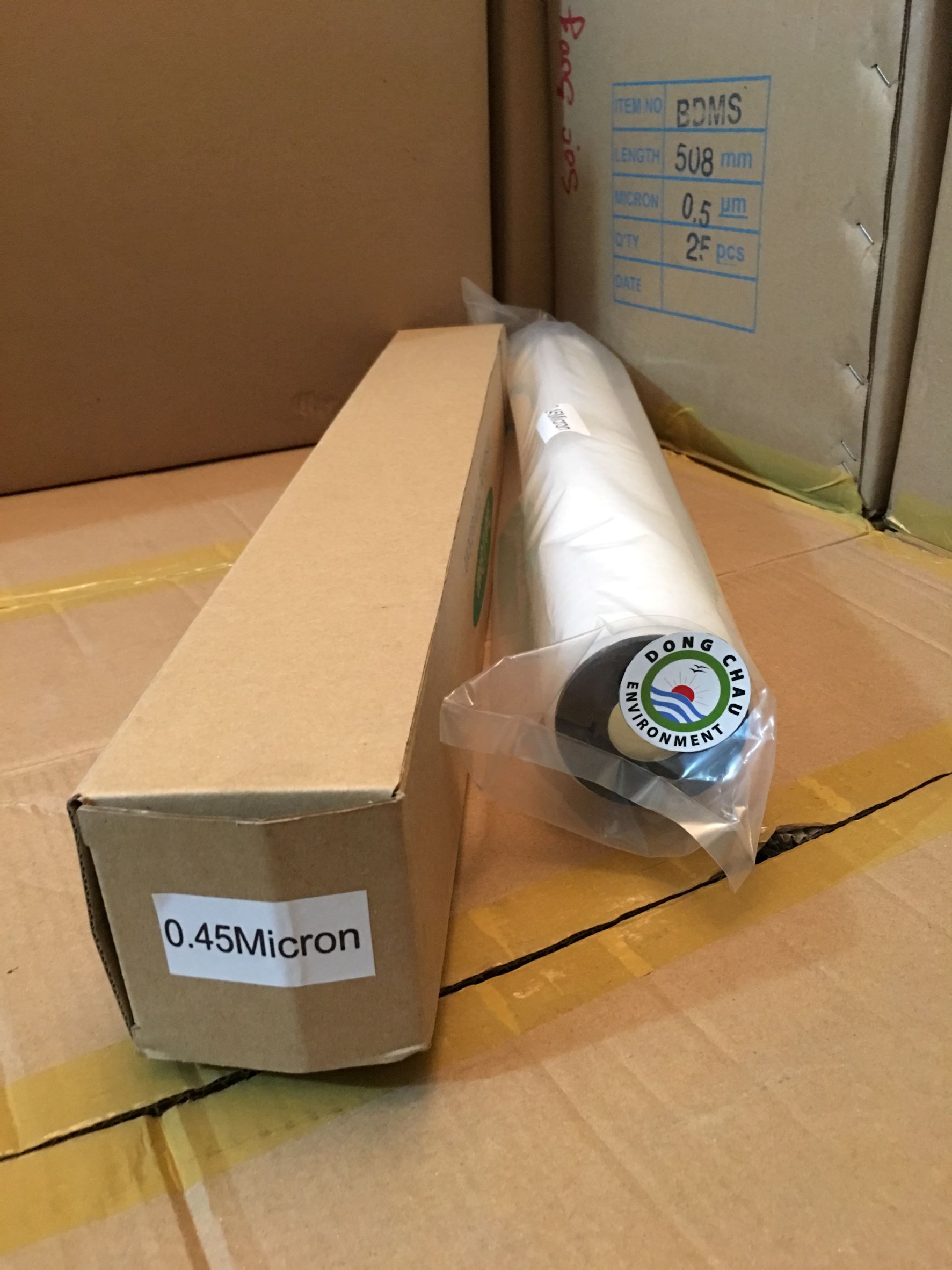 Lõi lọc giấy xếp 0.45 micron 20 inch DOE Clean Green