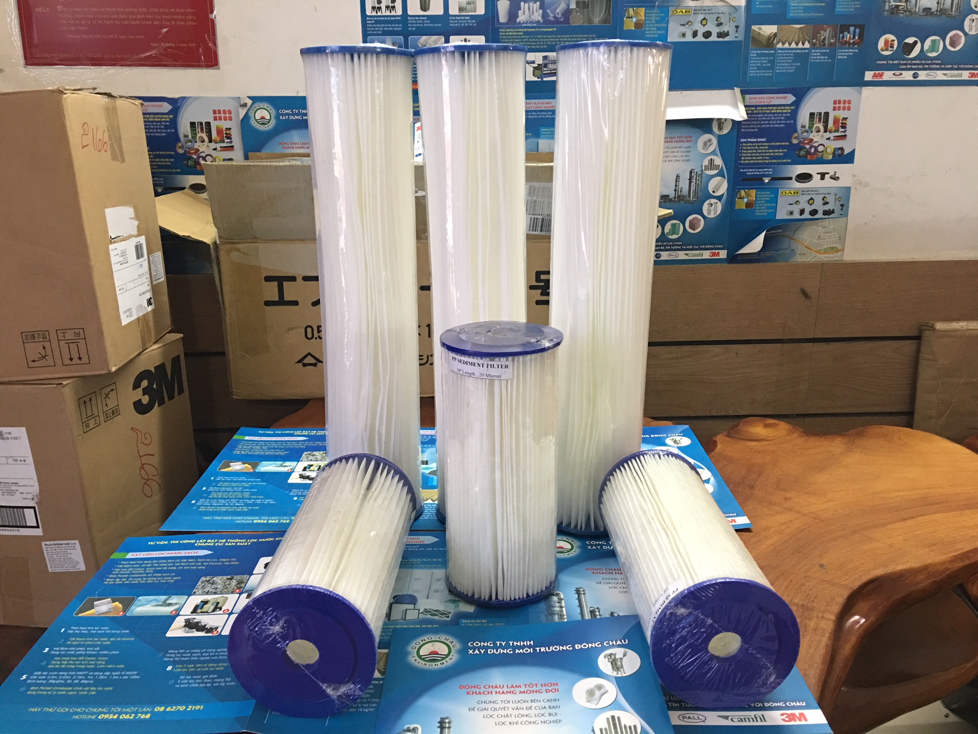 Lõi Lọc Nước Hồ Bơi Giấy Xếp Bigblue 20 Inch