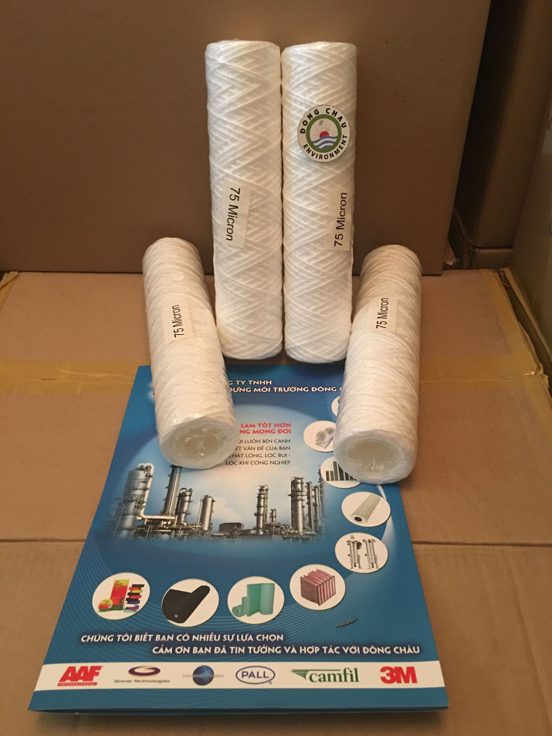 Lõi lọc sợi Aqua 75 micron 10 inch