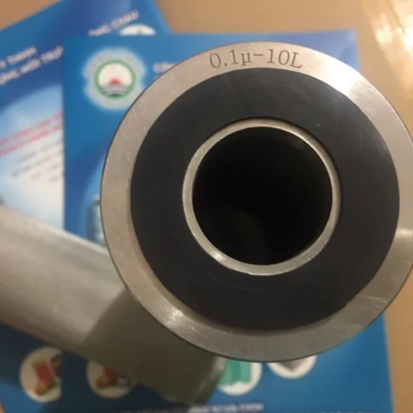 0.1 Micron Dài 10 Inch, Lõi Lọc Inox 304 Stainless Steel Universal