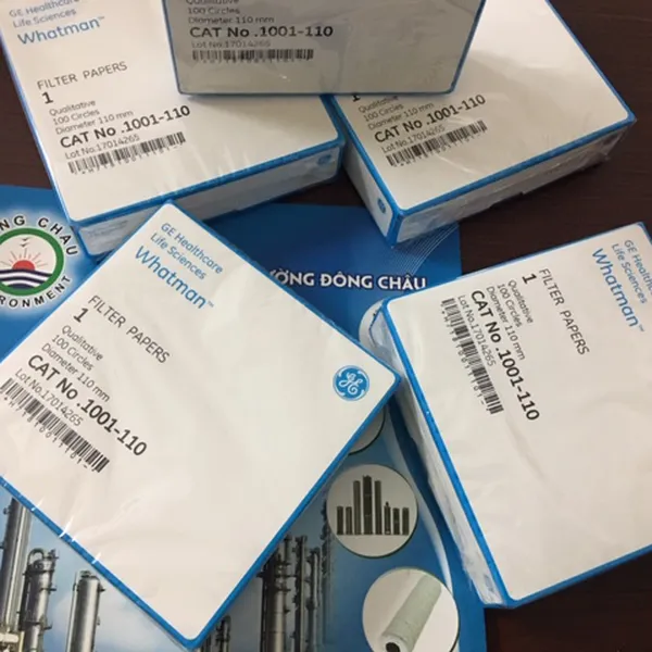 1001-110 Whatman Giấy Lọc Đ.Tính 1, TB Nhanh 11micron, 110mm