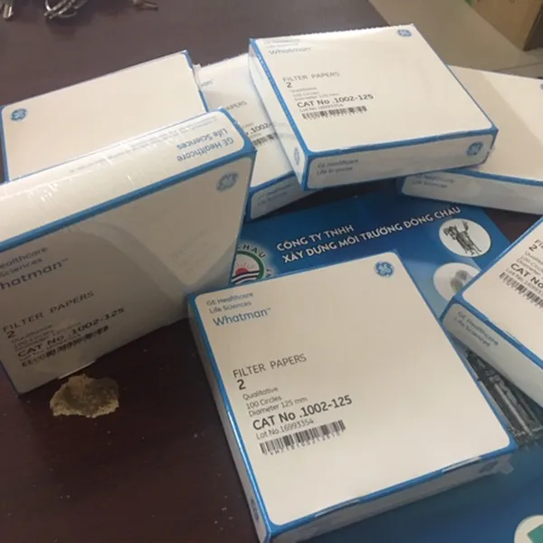 1002-125mm, Giấy Lọc PTN Whatman Số 2, Đường Kính 125mm