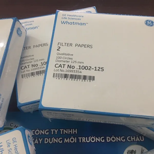 1002-125mm, Giấy Lọc PTN Whatman Số 2, Đường Kính 125mm