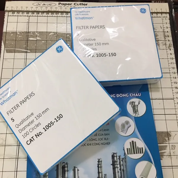 1005-150 Giấy Lọc Định Tính Số 5, Chậm 2.5 Micron, 150 Mm