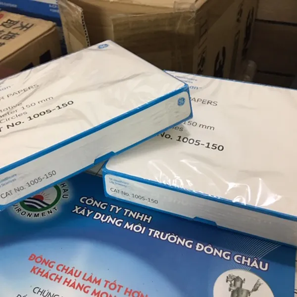 1005-150 Giấy Lọc Định Tính Số 5, Chậm 2.5 Micron, 150 Mm