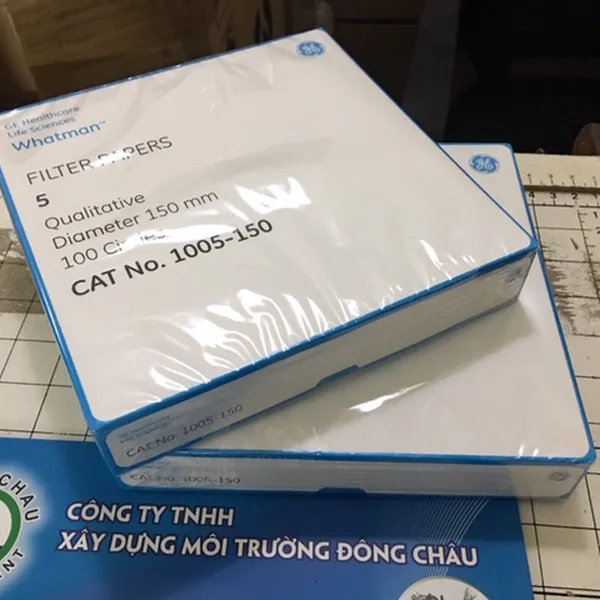 1005-150 Giấy Lọc Định Tính Số 5, Chậm 2.5 Micron, 150 Mm