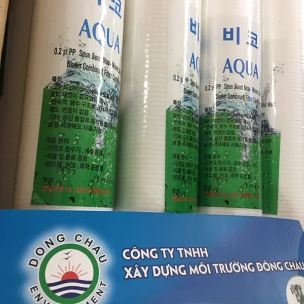 BDM-0.2 Micron-20 Inch, Lõi Nén Aqua Hàn Quốc 0.2 Micron 20 Inch