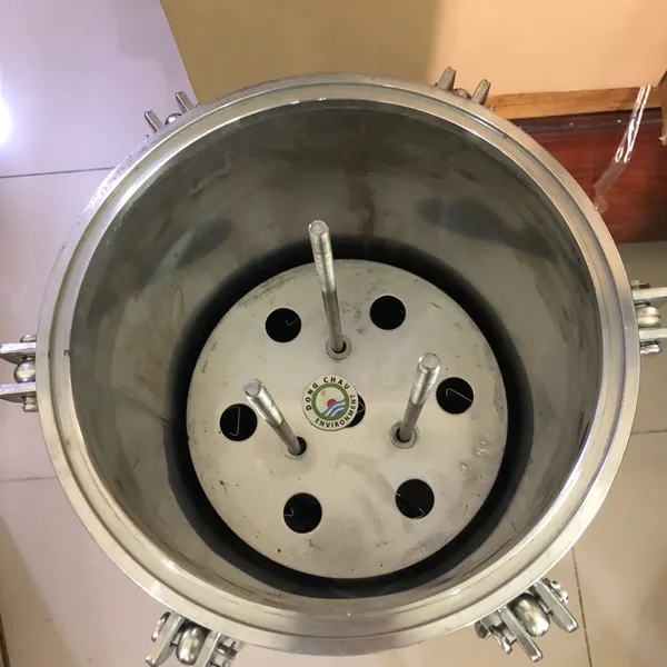 Bình lọc inox 7 lõi DOE 20 inch áp 10 bar