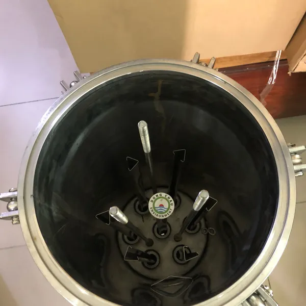 Bình lọc inox 7 lõi DOE 20 inch áp 10 bar