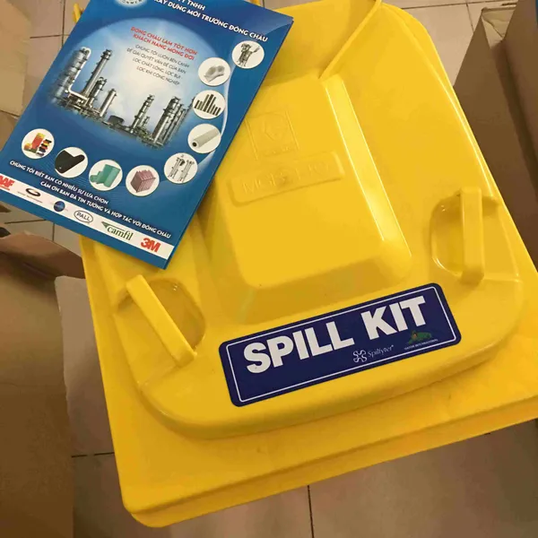 Bộ Kit ứng cứu nhanh tràn vãi dầu, axit 120L