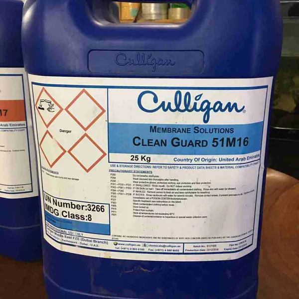 Chất Làm Sạch Chất Hữu Cơ Màng RO, UF Culligan 51M16