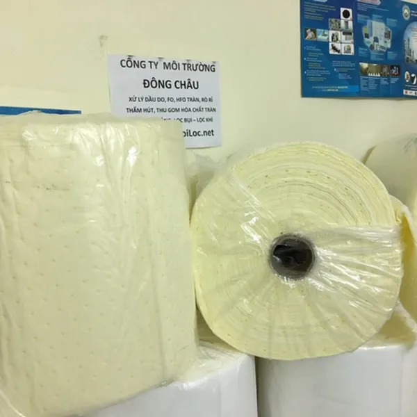 Cuộn Lau Hóa Chất Tràn, Lau Hóa Chất Rò Rỉ TQ