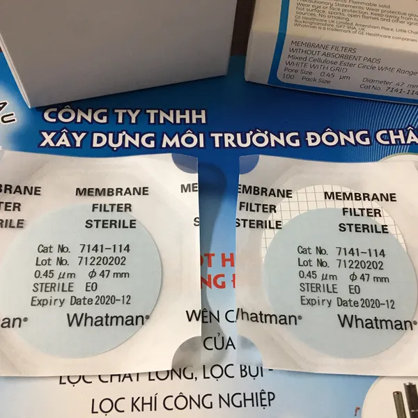 Giấy Lọc Whatman 7141-114 Lọc Hóa Chất Phòng Thí Nghiệm