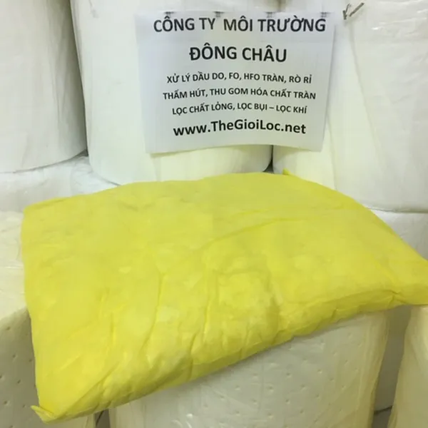 Gối Thấm Hút Thu Gom Hóa Chất Đổ Tràn TQ