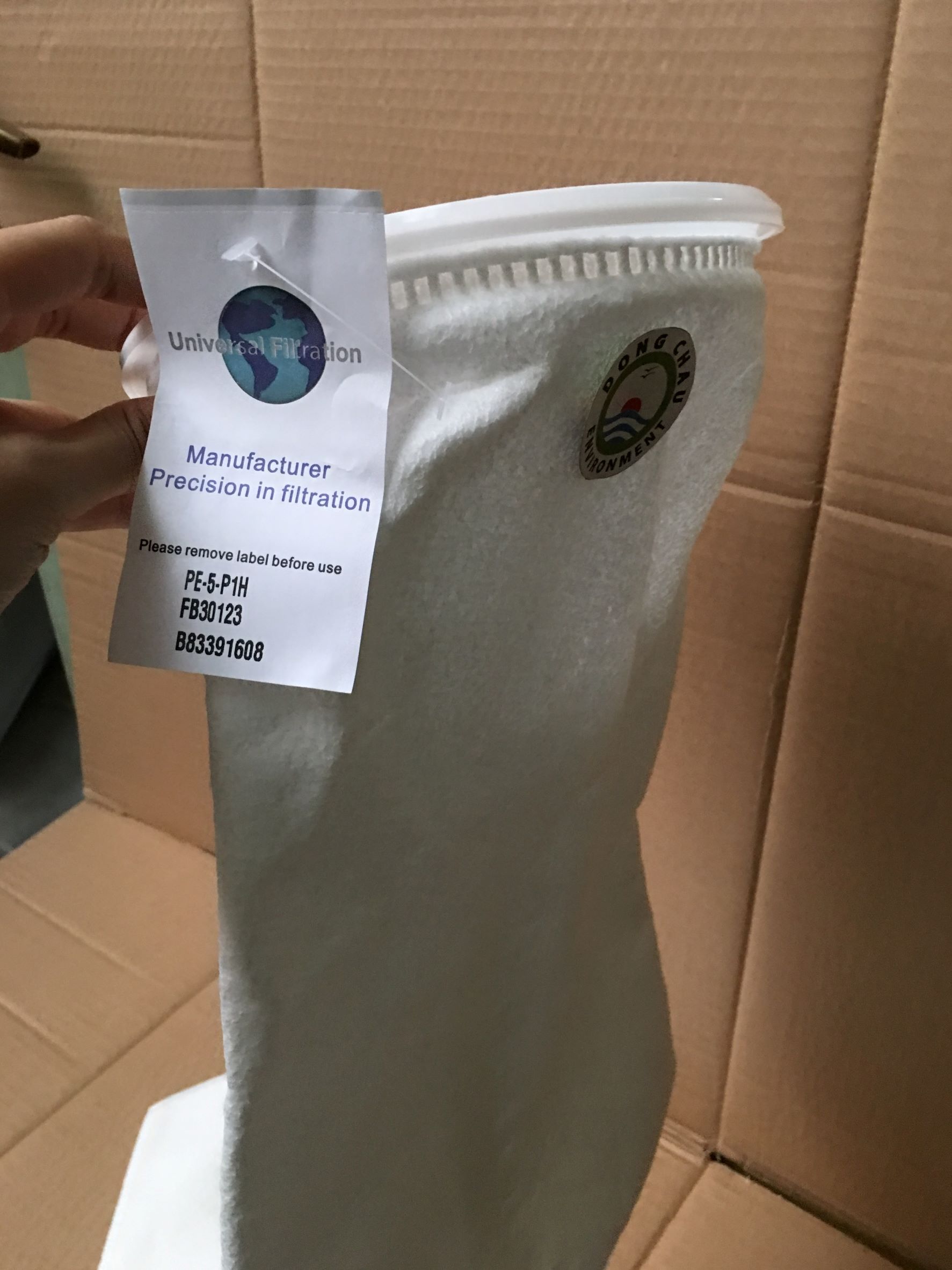 Túi lọc PE 5 micron size 1