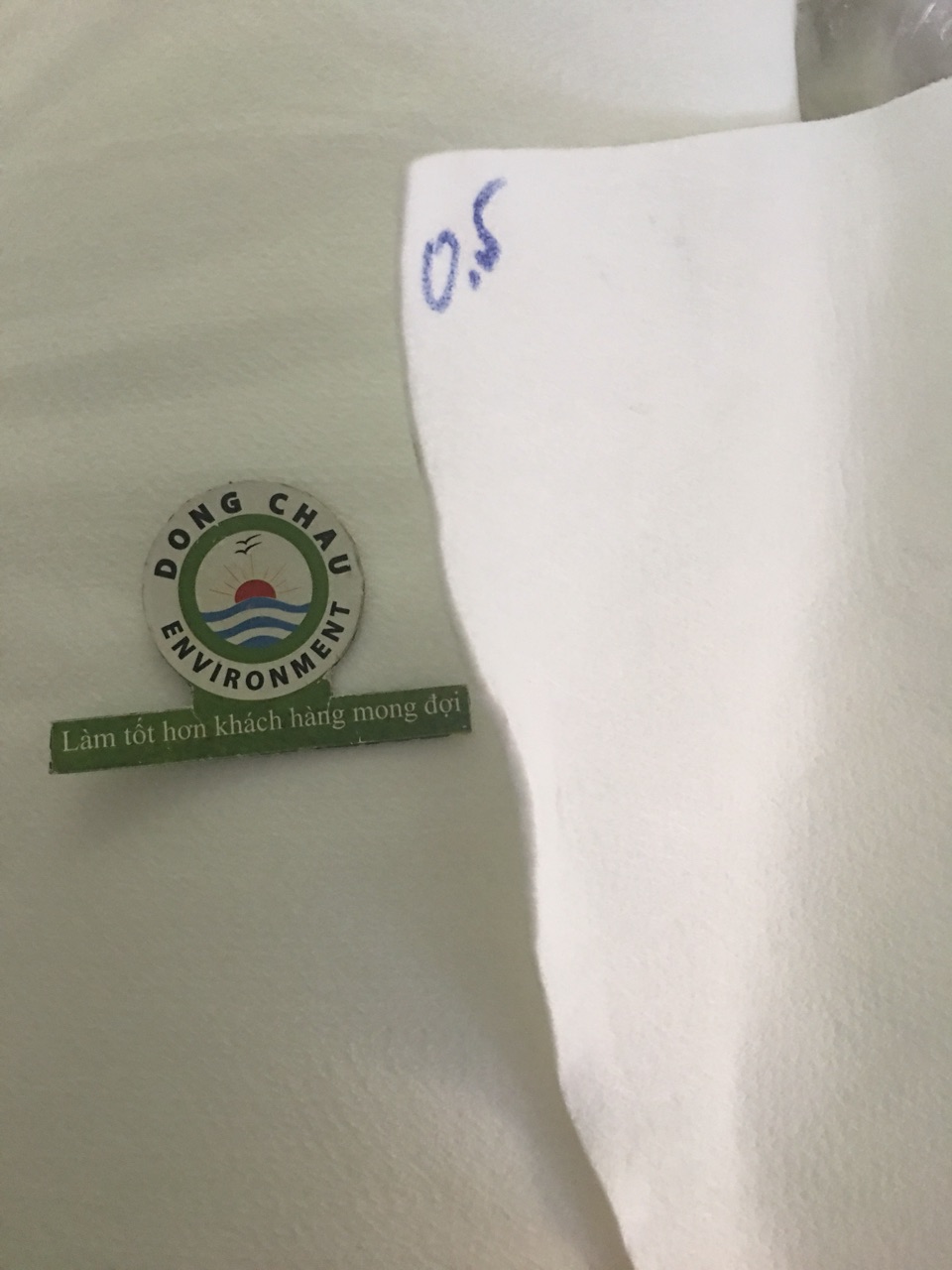 Vải lọc PE 0,5 micron