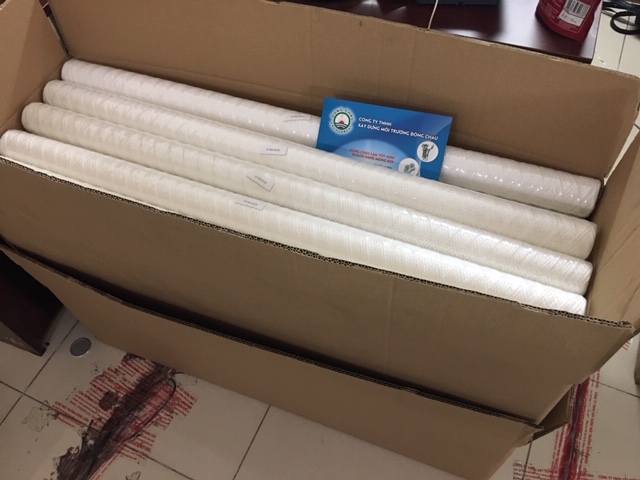 Lõi Sợi Quấn CPP Cartridge Lọc Nước Và Hóa Chất 20 Micron