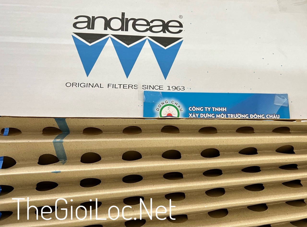 AF111 (Màu nâu) Andreae Giấy lọc bụi sơn khô 2 lớp