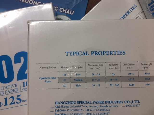 Giấy Lọc Newstar 102-125mm