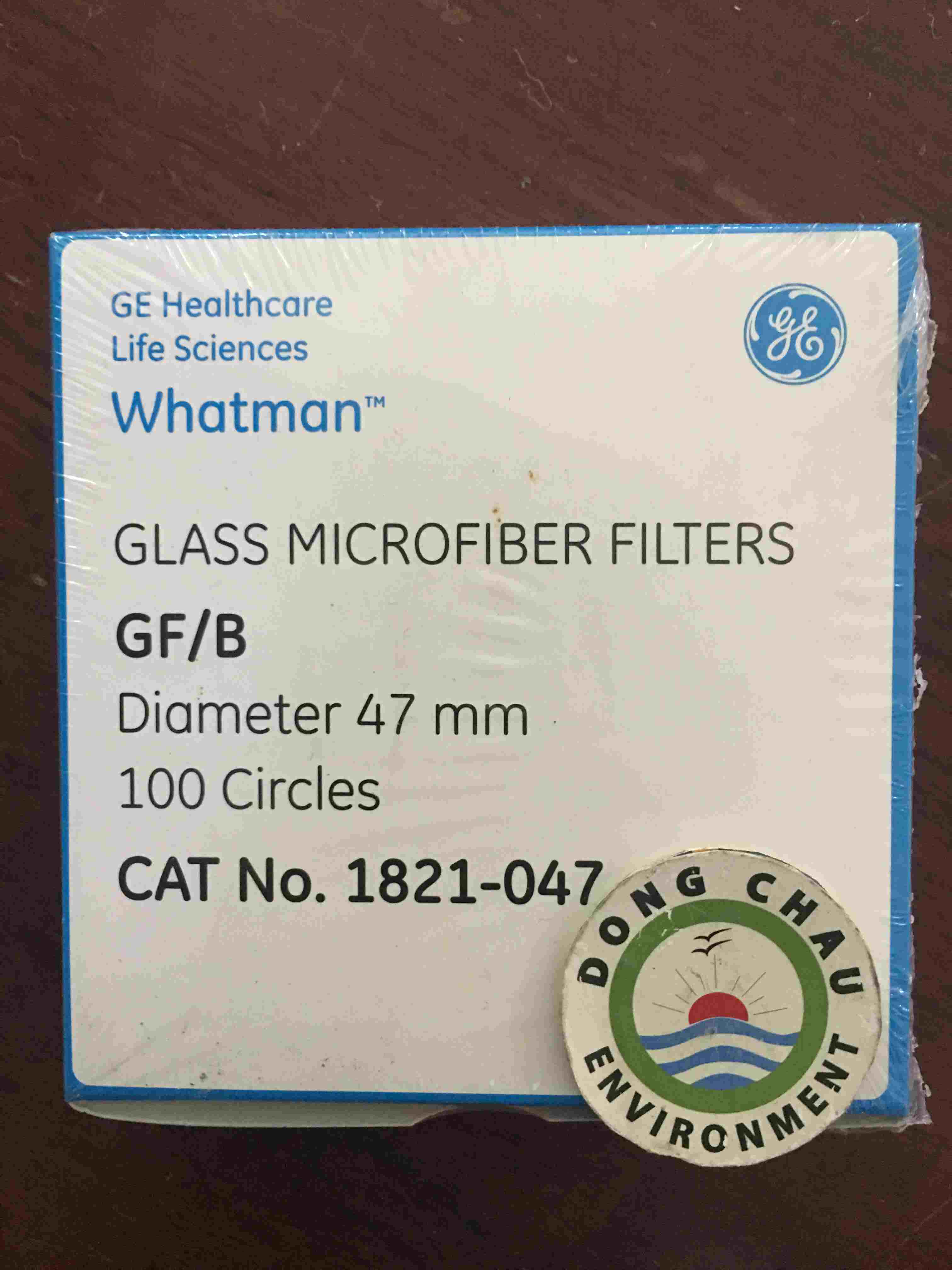 Giấy Lọc Phòng Thí Nghiệm Sợi Thủy Tinh Whatman GF/B 47mm