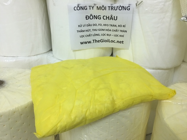 Gối Thấm Hút Thu Gom Hóa Chất Đổ Tràn TQ
