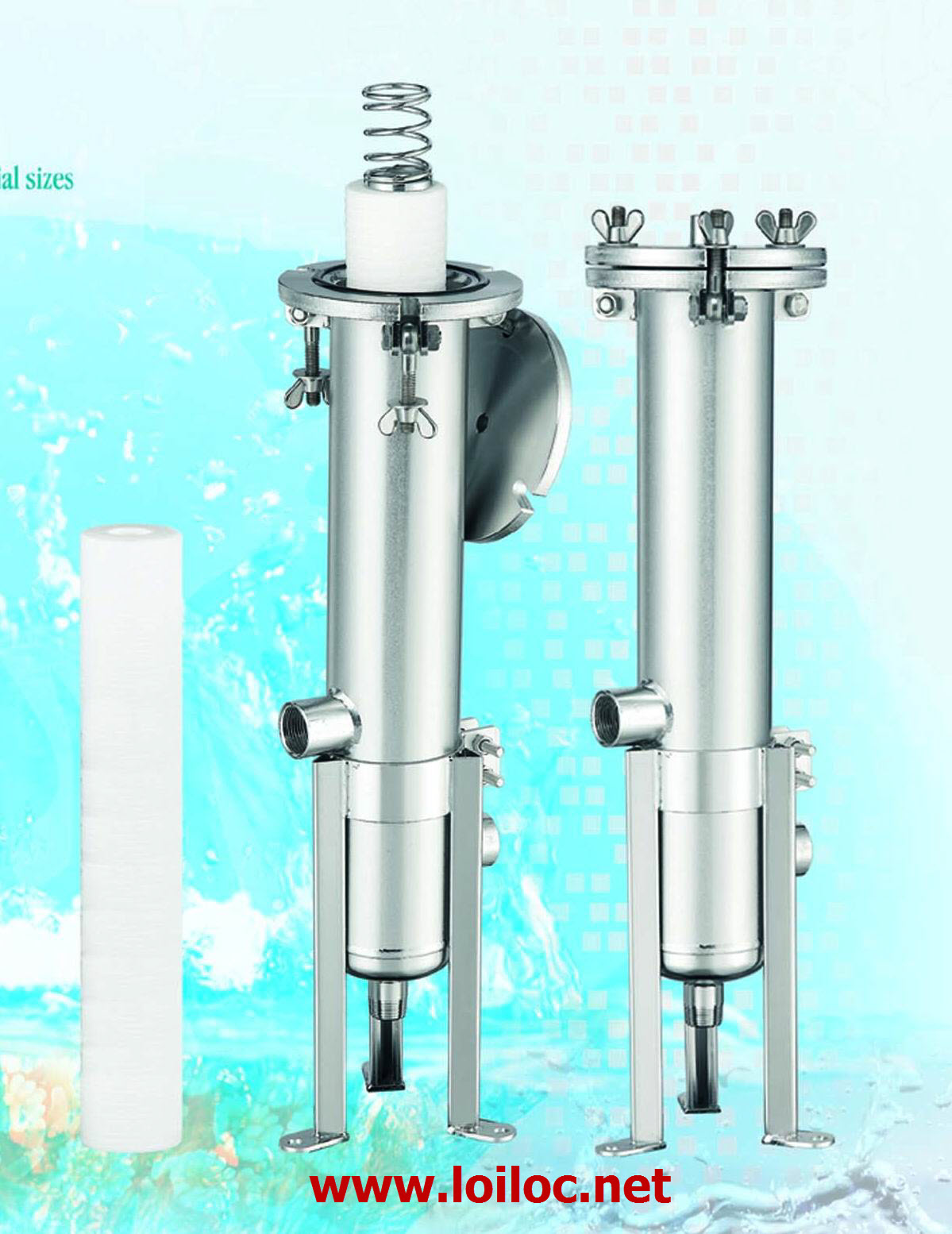 Bình lọc chứa 1 lõi