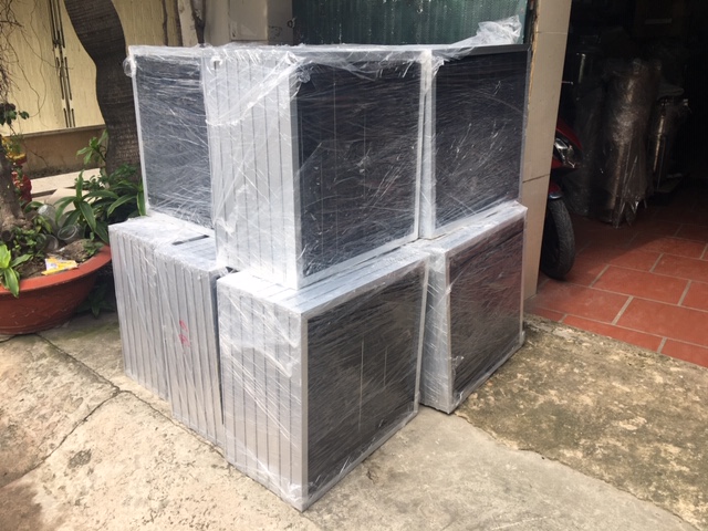 Khung than hoạt tính dạng pleat hấp thụ mùi hóa chất
