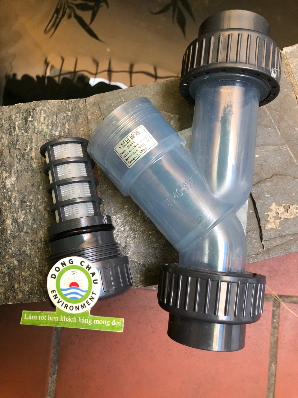 Y lọc nhựa loại lớn DN40