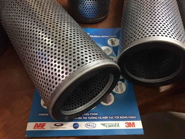 Lõi inox gấp nếp lọc dầu thủy lực cho động cơ