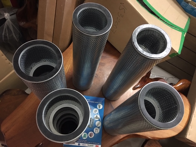 Lõi inox gấp nếp lọc dầu thủy lực cho động cơ