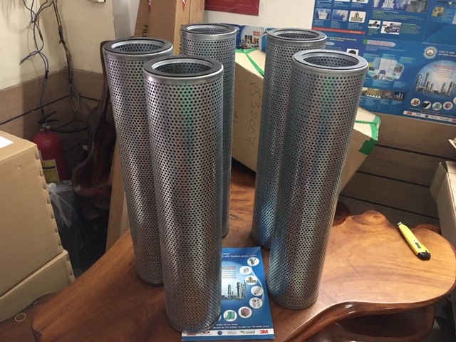 Lõi inox gấp nếp lọc dầu thủy lực cho động cơ