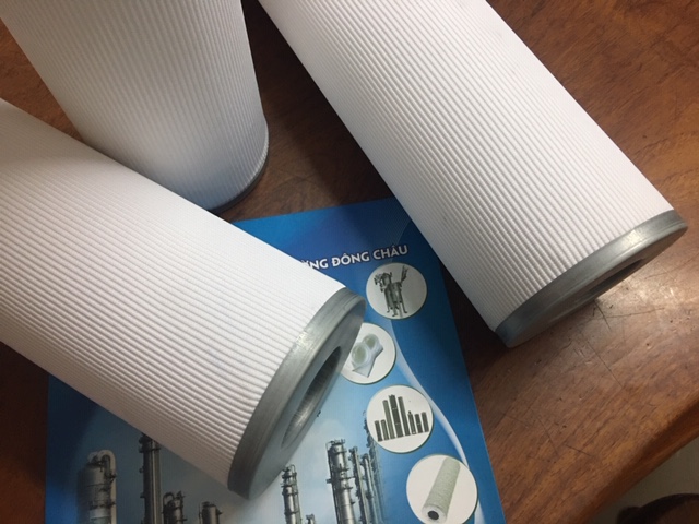 Lõi lọc dầu bông gòn ép vải nỷ siêu mịn lọc dầu