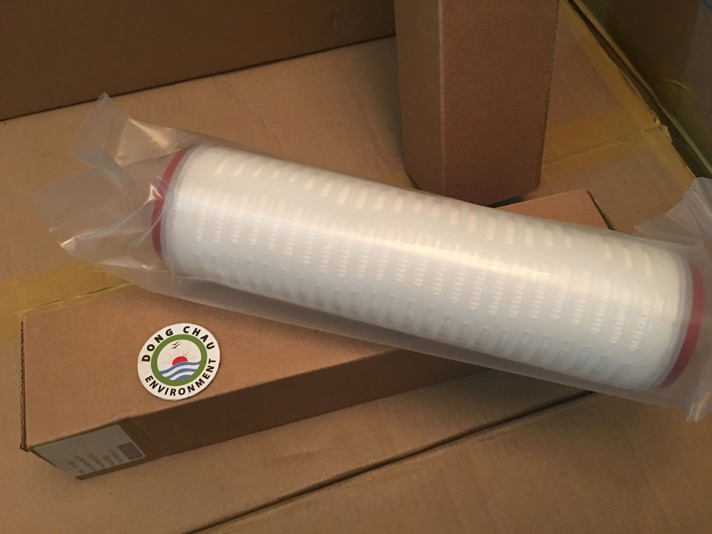 Lõi Lọc Giấy Xếp 0.2 Micron 10 Inch Oring DOE Trung Quốc