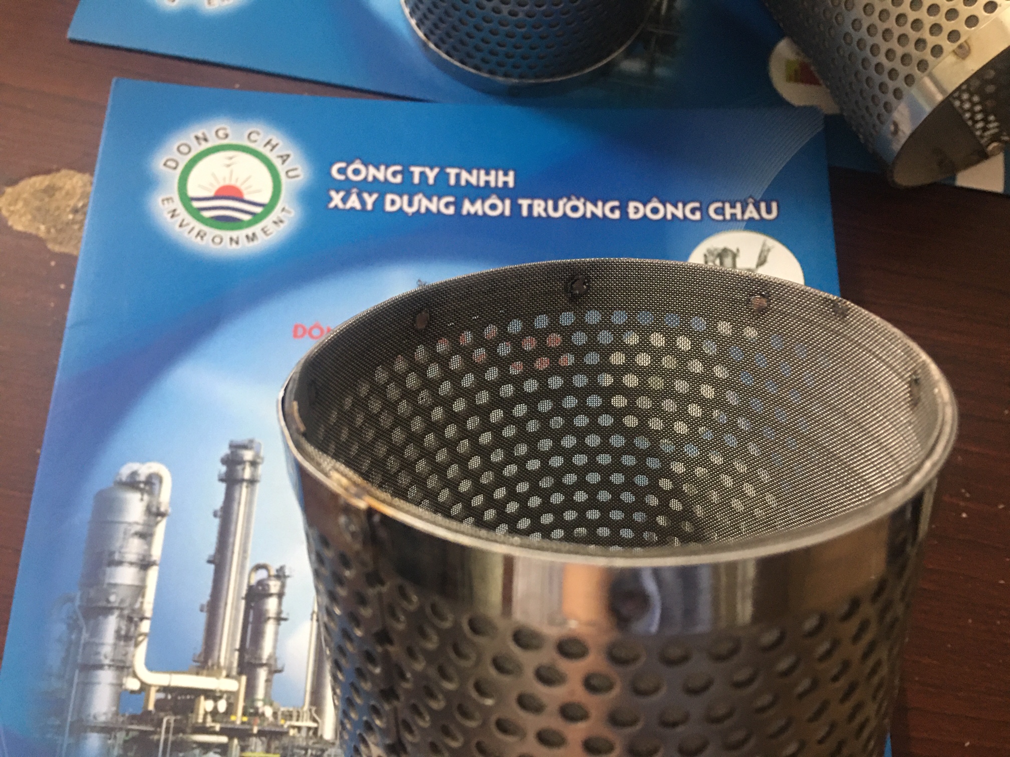 Ống inox lỗ tròn lọc rác lọc cát sỏi