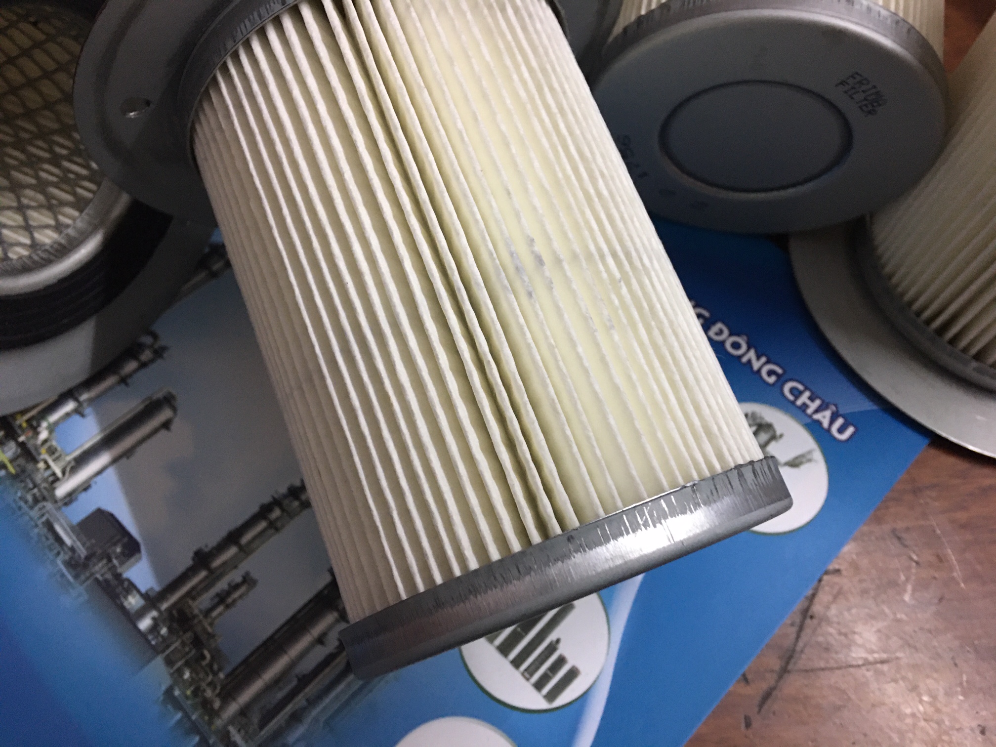 Phin Lọc Dầu Động Cơ Lọc Dầu Thủy Lực Có Vành