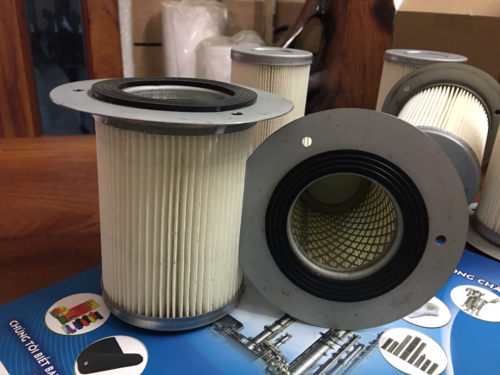 Phin Lọc Dầu Động Cơ Lọc Dầu Thủy Lực Có Vành