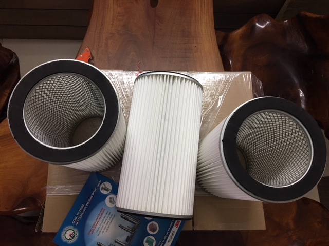 Phin Lọc Khí Giấy Nhựa PE Hai Đầu Hở