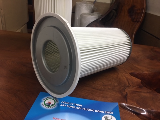 Phin lõi lọc khí có vành có mâm chất liệu polyester