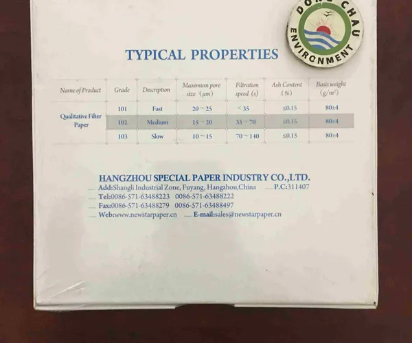 Giấy Lọc Phòng Thí Nghiệm Whatman Số 3 110 Mm